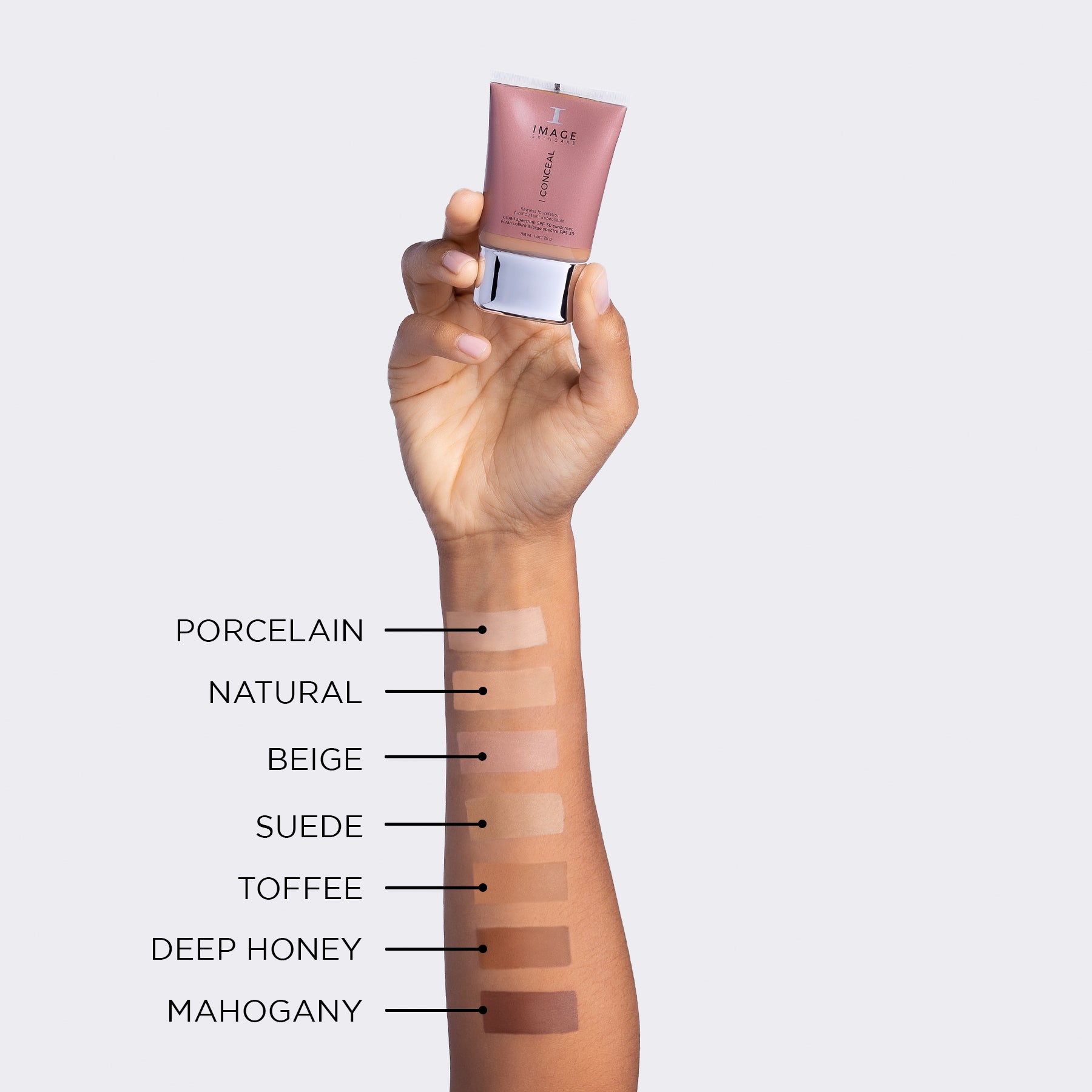 I CONCEAL Flawless Foundation Broad-Spectrum SPF 30 Sunscreen Deep Honey