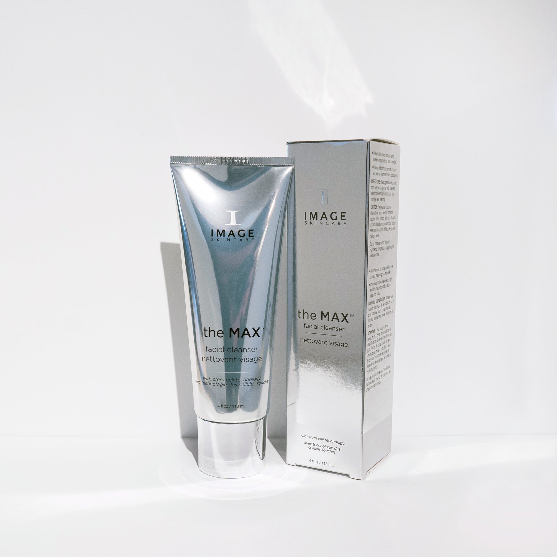 the MAX™ stem cell facial cleanser